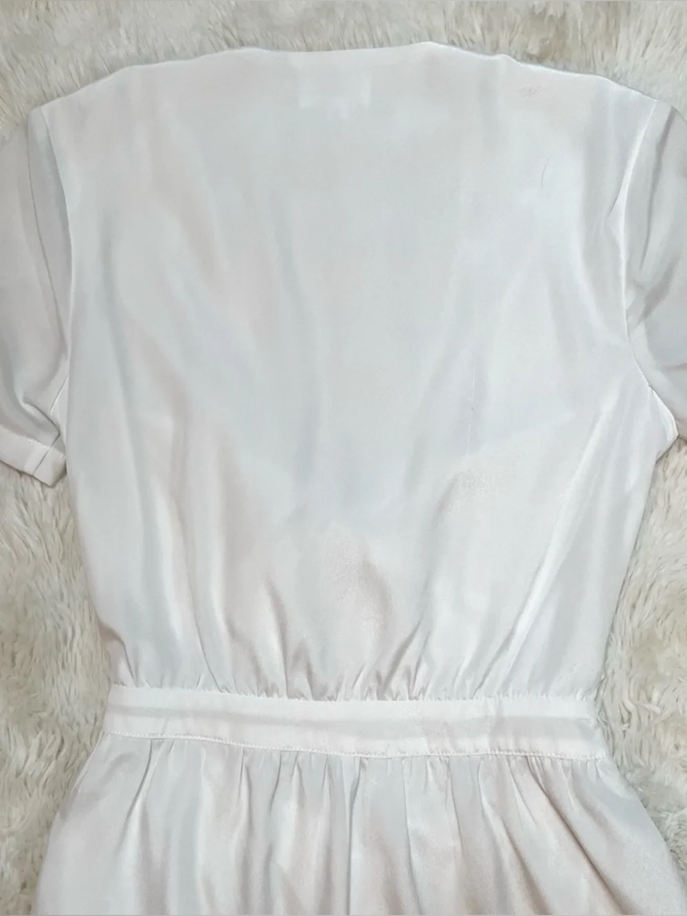 Superdown White Chiffon Tie Front Romper - Picture 8 of 15